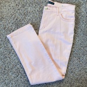 Lee Platinum Label Classic Fit Straight Leg Pants Size 10 Pink